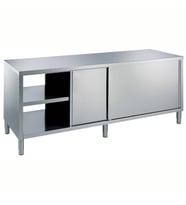 Electrolux Professional Dolaplı Çalışma Tezgahı, Pass-thru, 1 Ara Raf Ve 4 Kapılı - 1600 Mm MTND1600PN