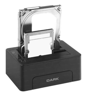 Dark StoreX DSD26C Çiftli 3.5"-2.5" USB3.0 SATA 6tb-8tb-10tb Destek 6gbit-s Status Led