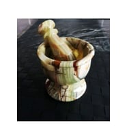 Arı Onyx Doğal Yeşil Onyx Havan