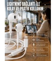 Konforlu Ergonomik Kare Tasarımlı Müzik Ve Çağrı Kulaklığı Yeni Nesil