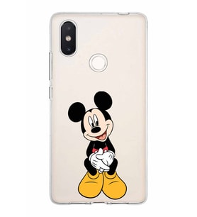 Xiaomi Mi 8 Se Uyumlu Kapak Mickey Mouse Tasarımlı Şeffaf Silikon Kılıf