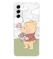 Samsung Galaxy S22 Uyumlu Winnie The Pooh Tasarımlı Şeffaf Telefon Kılıfı
