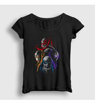 Presmono Kadın Siyah Poster V2 Teenage Mutant Ninja Turtles T-Shirt 326233tt