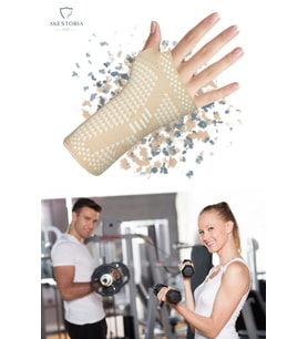 Spor El Bilek Desteği Ve Bandajı Bej Rengi Tek Parça SD-003