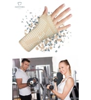 Spor El Bilek Desteği Ve Bandajı Bej Rengi Tek Parça SD-003