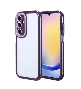 Galaxy A25 Kılıf Kamera Korumalı Renkli Kenar ve Çerçeve Tasarımlı Zore Vitamin Kapak