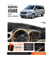 MERCEDES VİANO W447 (2014-SONRASI) Uyumlu Torpido Örtüsü Torpido Kılıfı - Siyah