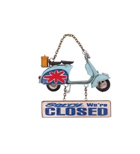 Scooter Metal Kapı Yazısı