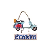 Scooter Metal Kapı Yazısı