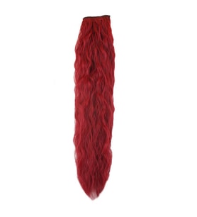 Mulvxprk  Prk02 Fiber Sentetik Kabarık Dalgalı 8 Parça Çıt Çıt - Kızıl (Mulvix)