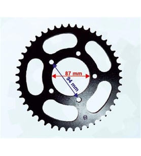 SUZUKİ İNAZUMA ARKA DİŞLİ 520-46T İÇ 87 mm 5 DELİKLİ IND