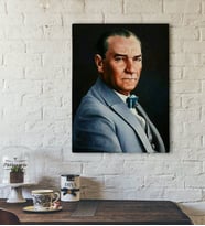 BK Home Atatürk Tasarımlı Kanvas Tablo-28