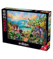 Anatolian Puzzle 260 Parça Sahildeki Köy 3343