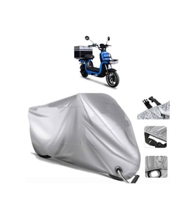 Yuki Yk-39 Pico Elektrikli Arka Çanta (bağlantı Tokalı) Uyumlu SolarBlock  Motosiklet Brandası (Siyah)