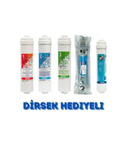 Kapalı Kasa Su Arıtma Cihazı Filtresi 5 Li Set Lg Membran (Krem)