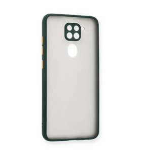 Xiaomi Redmi Note 9 Kılıf Montreal Silikon Kapak - Yeşil