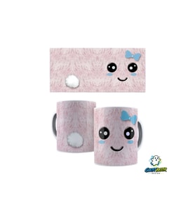 GHOSTBASTIR DESIGN Kawaii Tavşan Kupa Bardak Tek Adet K0482