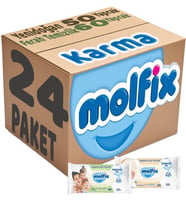 Molfix Islak Havlu Mendil İzotonik Karma 24 Lü Set (Yeni Doğan-Ferah Temizlik)