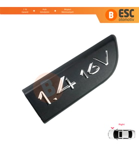 Renault Megane MK2 Scenic MK2 için Sağ Taraf 1.4 16V Monogram Amblemi Yazısı 8200209128