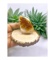 Doğal Sitrin Jeot Taşı, Şifa ve Bereket Enerjisi, 180g, 5cm