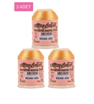 3 Adet Altınbaşak Oya ve Dantel İpi 20 gr - Royaleks - No: 450