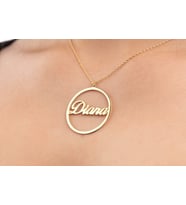 Açık Daire İsimli Kolye, Açık Daire Karma Kolye