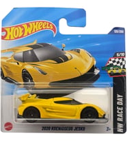 Hot Wheels - 2020 Koenigsegg Jesko - Hw Race Day 5/10 - Hyy66 - Short Card - Sarı - Mattel 2025-1:64 (Çok Renkli)