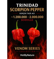 TRINIDAD SCORPION PEPPER / 1,2 – 2 Milyon Scoville - Gerçek Taze Acı Biber