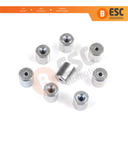BCR012 Cam Kriko Kablo Halat Uç Pimi Tutma Perçini 6x7/1.7 mm 100 Adet