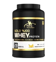 Torq Nutrition Gold Whey Muz Aromalı 1000 gr
