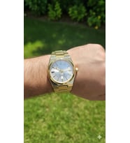 Modern Erkek Premium Stil ve Gücün Simgesi Saat (Beyaz-Altın)