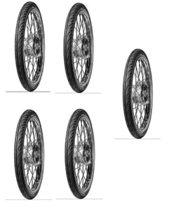 Servis 50-100/17 Lastik 5'Lİ PAKET Motosiklet Lastiği (İÇ LASTİK GEREKTİRİR)