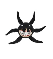 Rainbow Friends Siyah Ahtapot Ithal Peluş Oyuncak 27Cm (Siyah - Beyaz)