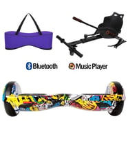 Citymate Elektrikli Kaykay Hoverboard Akıllı Denge 6.5 Inch + HoverKart + Çanta EXTREM PAKET D01