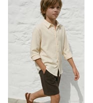 Civil Boys Uzun Kol Basic 10-13 Yaş Gömlek - Mavi