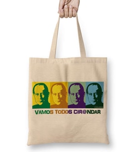 Vamos Todos Cir@ndar Popart Bez Çanta Uzun Saplı