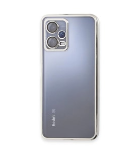 Xiaomi Redmi Note 12 5g Kılıf Razer Lensli Silikon - Gümüş