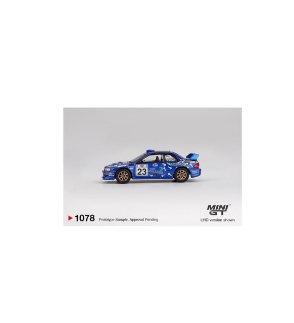Mini GT 1078 Subaru Impreza WRC99 #23 2000 Acropolis Rally 1/64
