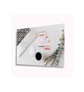 Miyrem Glasses Collection -A1^#  Çalışma Masası Cam Tablo (Çok Renkli)