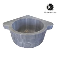 Marmara Pijamalı Kavun Dilimli Köşe Kurna Hamam Kurnası Banyo Kurnası