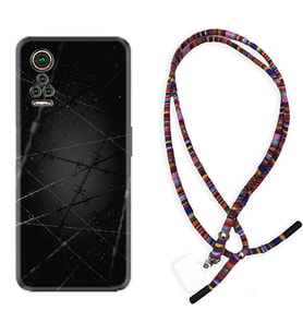 General Mobile GM 21 Pro GM 22 Pro Plus Kılıf Boyun Asklı Rasta Silikon Dikenli Tel 1779