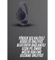 Kablosuz Bluetooth Kulaklık Kulak Üstü Ayarlanabilir Uzun Ömürlü
