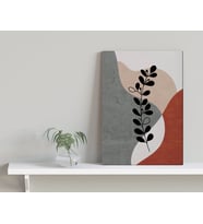 BK Home Minimalist Style Plant Tasarımlı Kanvas Tablo-1