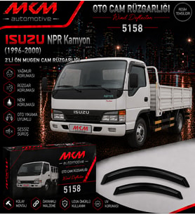 Isuzu NPR Kamyon (1996-2000) 2'li Ön Mugen Cam Rüzgarlığı