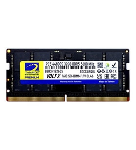 TWINMOS 32GB DDR5 5600MHZ NOTEBOOK RAM PREMIUM TMD532GB5600S46