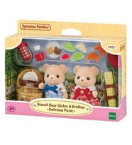 Sylvanian Families Bisküvi Ayı Kardeşler Leziz Piknik Seti ESF5852