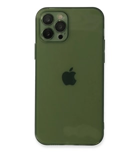iPhone 12 Pro Kılıf Fly Lens Silikon - Yeşil