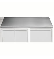 Electrolux Professional Üst Tabla, Sırtsız, 1500 Mm, 1,5 Mm Kalınlıkta Üst Tabla 18 Mm Kalınlığında Ses Sönümlendirici Malzeme Ve Ayrıca 2 Paslanmaz Kayıtla Güçlendirilmiştir - Modular Line TPLA15