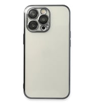 Newface Apple iPhone 14 Pro Kılıf Razer Lensli Silikon - Siyah