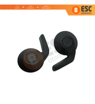 Renault Kangoo MK2 için İki Adet SİYAH Ön Koltuk Ayar Kolu 7701209971, 7701209972